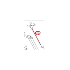 _Gearkabel til 180 kg pladevibrator (55539)