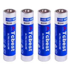 Alkaline batterier - AAA - pakke med 4 stk.