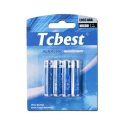 Alkaline batterier - AAA - pakke med 4 stk.
