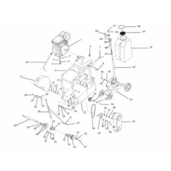 Asfaltskærer 450 mm - 15 hk benzinmotor