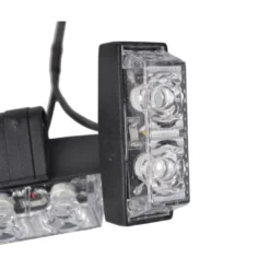 Blitzlys orange med 8 lamper + fjernbetjening