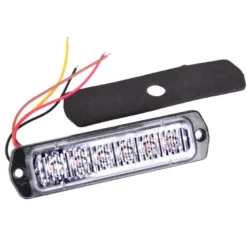 Blitzlys 6 x 3 watt - ekstra lav model