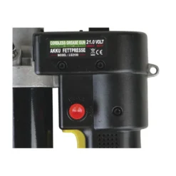 Fedtpresser med 2 stk. 21 volt batterier