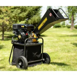 Flishugger med opsamler - 6,5 hk benzinmotor