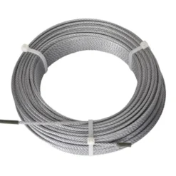 Galvaniseret stålwire 50 meter - Ø3 mm