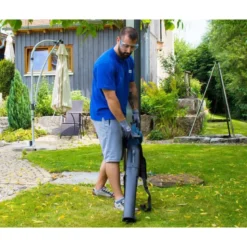 Güde Batteridreven løvsuger + 2 x 4,0 Ah batterier + lader