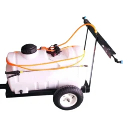 Havesprøjte med hjul og spredebom - 100 liter tank