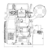 27 hk Loncin benzinmotor 2-cyl.