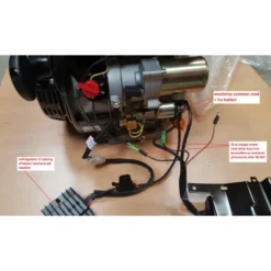 9 hk Loncin motor m/elstart + 25 mm aksel