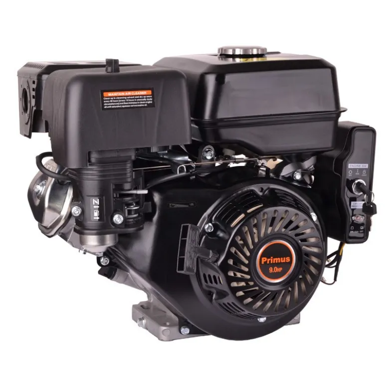 9 hk Lutian benzinmotor - elstart og 25 mm aksel