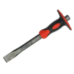 Håndmejsel med gummigreb - 30 cm