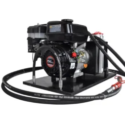 Hydraulikstation med 6,5 hk benzinmotor og tank