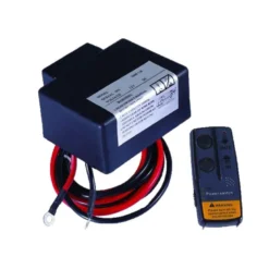 Ladkran elektrisk - 12 volt - med trådløs fjernbetjening