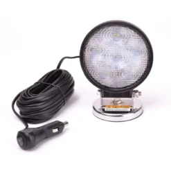 LED Arbejdslampe 18 watt - med magnetfod - 12/24 volt