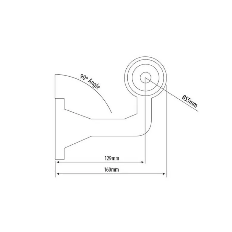 LED slingrelampe - venstre