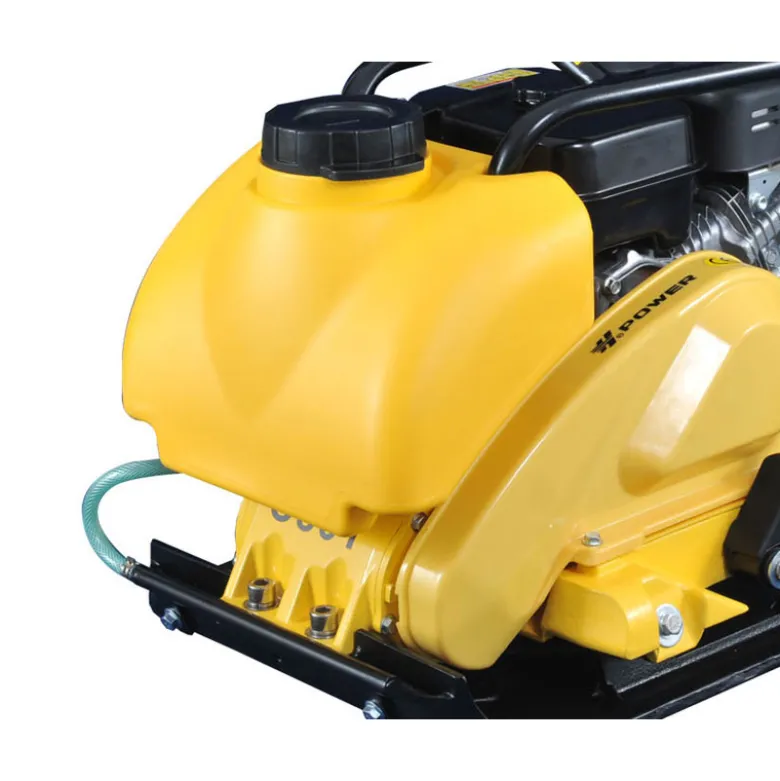 Pladevibrator 80 kg - med vandtank til asfalt