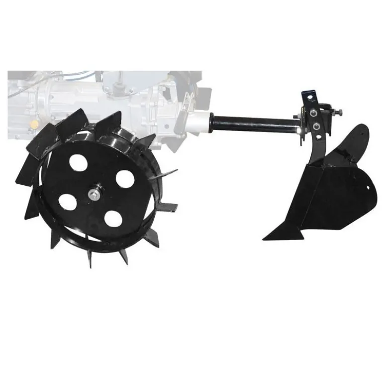 Plov (2 skær) og hjul til havemaskine / mini traktor