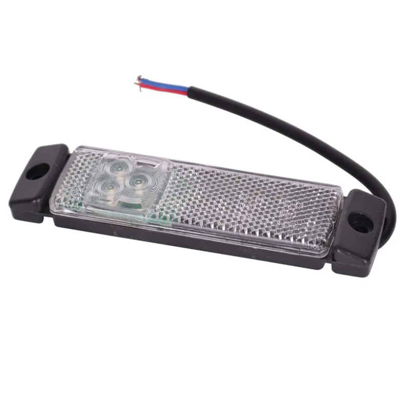 Sidemarkeringslampe / Positionslys - Hvid - 1,5 watt - 12/24 volt