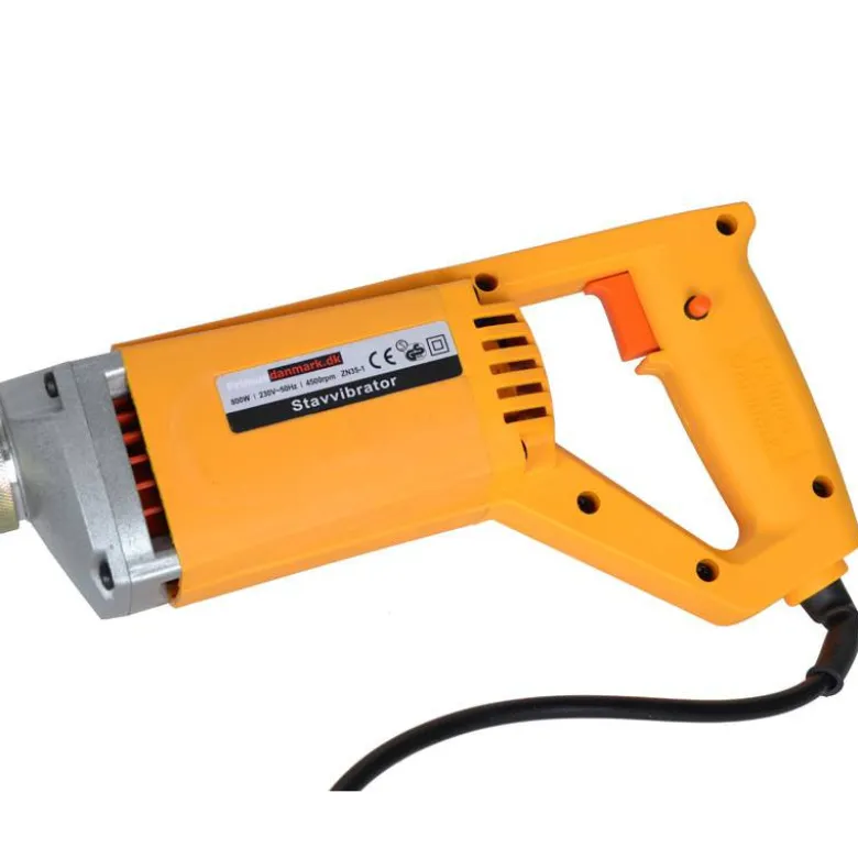 Stavvibrator til beton 800 watt - 1,5 meter slange