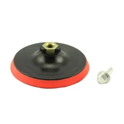 Støtterondel/bagskive med velcro - 125 mm - inkl. dorn