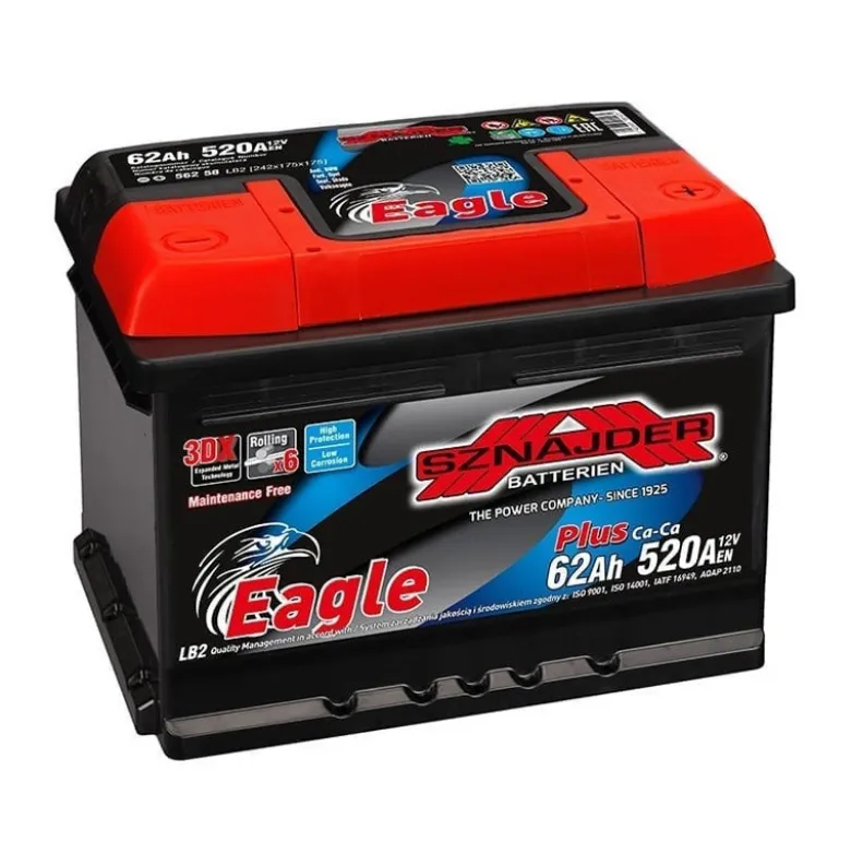 Sznajder Plus start Batteri 12 volt - 62 Ah