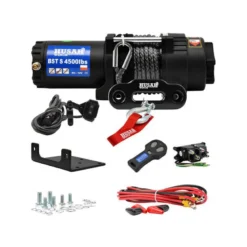 Trækspil 12 volt - 2041 kg - syntetisk reb
