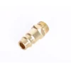 Trykluft nippel han - 1/4" udvendigt gevind - bronze