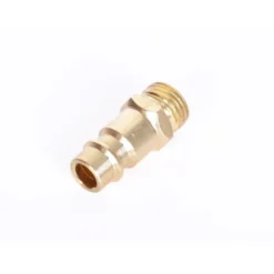 Trykluft nippel han - 1/4" udvendigt gevind - bronze