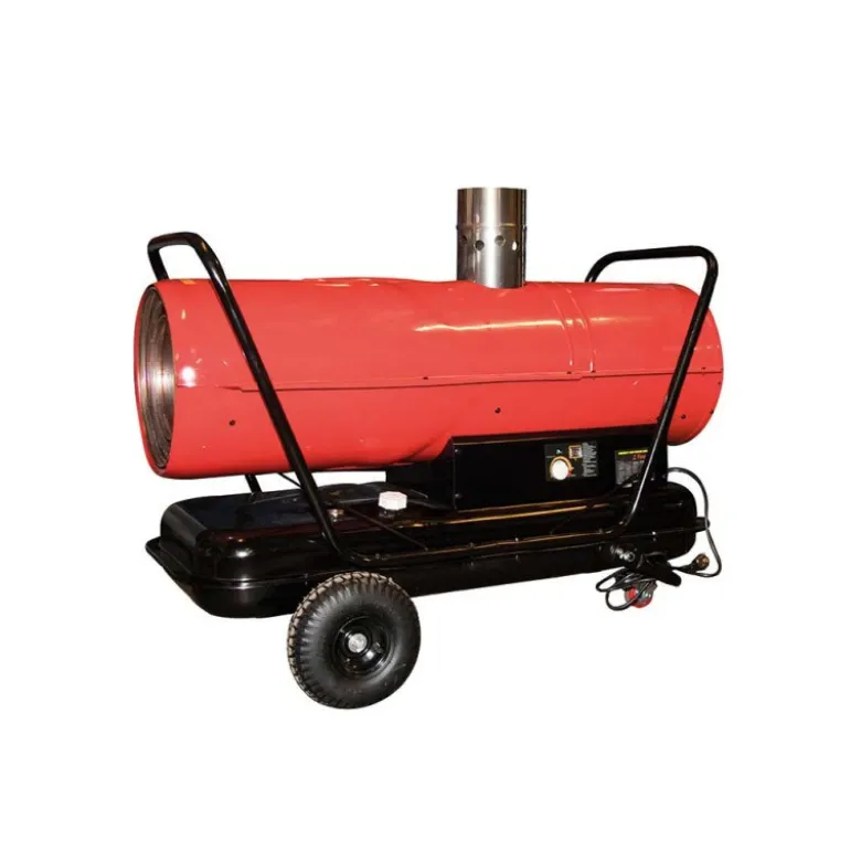 Varmekanon - 66 kW - med varmeveksler og skorsten