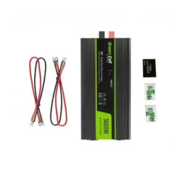 3000/6000 watt Inverter DC 12V til AC 230V - REN SINUS